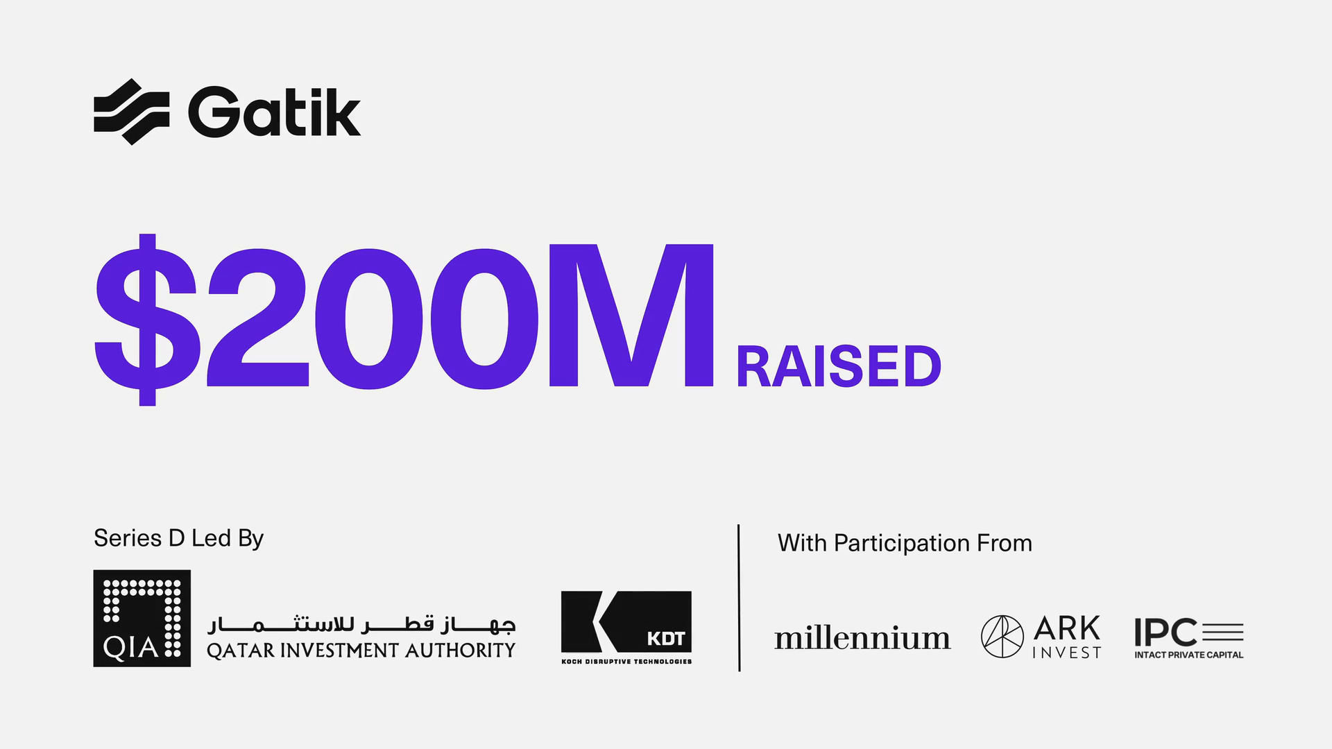 Gatik Raises $200 Million; <br src=